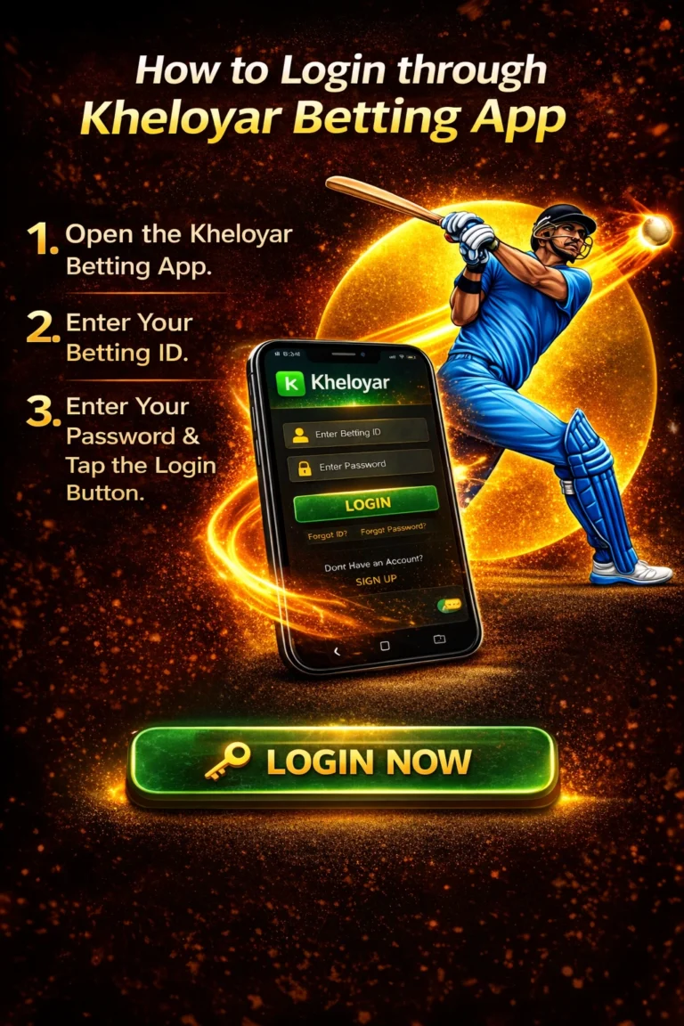 How to Login through Kheloyar Betting App