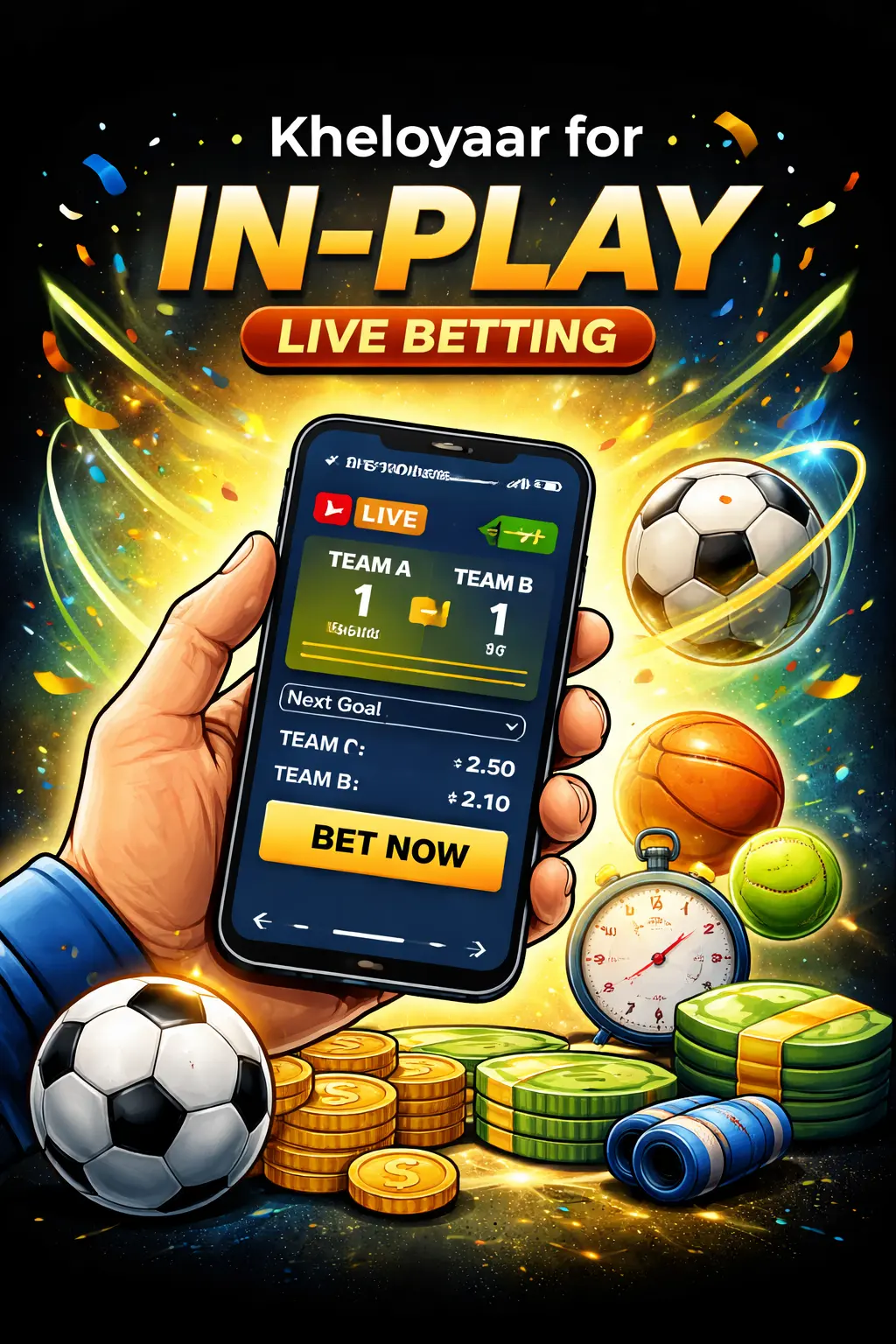 Kheloyaar for In-Play (Live Betting)