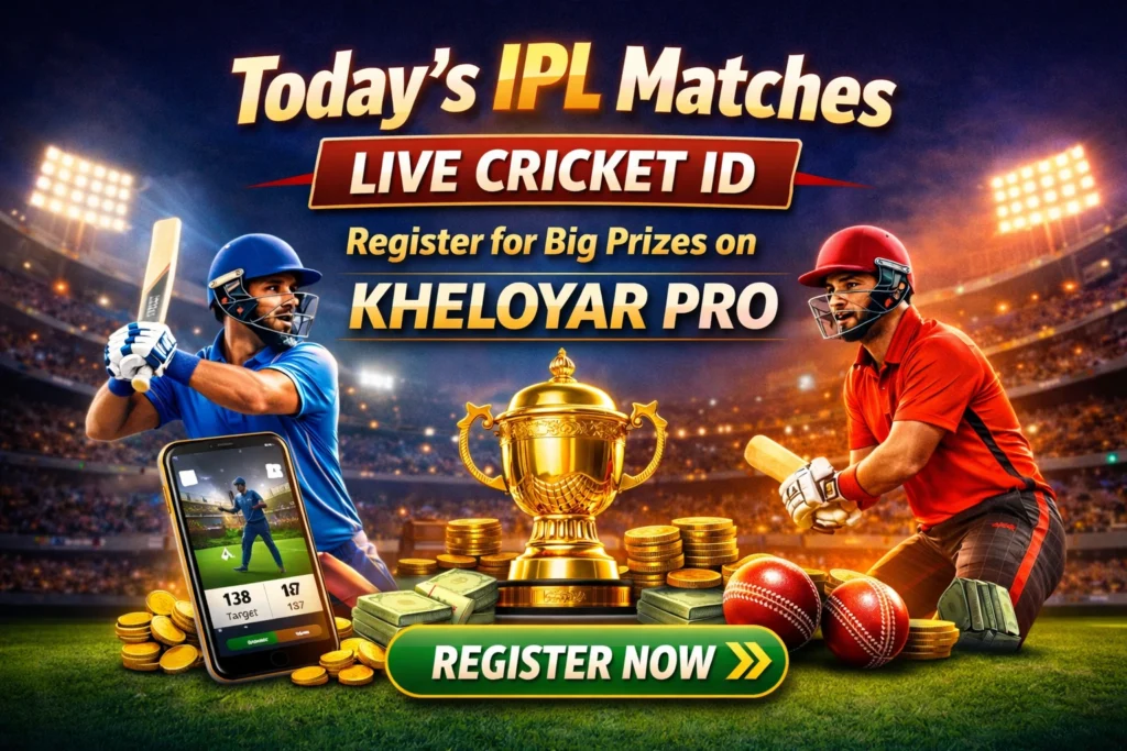 Today's IPL Matches Live Cricket ID